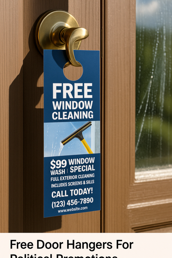 Door Hangers For Window Cleaning Promotions
